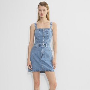 nwt levi's iconic button mini dress.